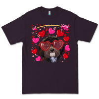 Plum Valentine's day havanese dog Premium Tee - RanaPortraitStore