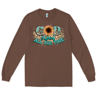Chestnut god is good all the time Long Sleeve Tee - NancyCooperArtShop