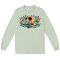 Matcha god is good all the time Long Sleeve Tee - NancyCooperArtShop