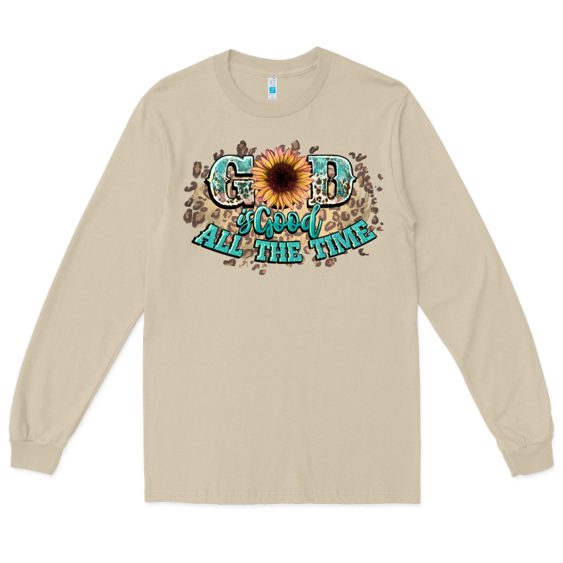 God Is Good All The Time Long Sleeve Tee by NancyCooperArtShop | Teevron