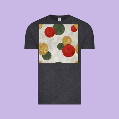 Christmas Points Seamless Pattern Vintage Tee Designed By Bundleandbundleshop