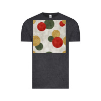 Vintage Black christmas points seamless pattern Vintage Tee - BundleAndBundleShop