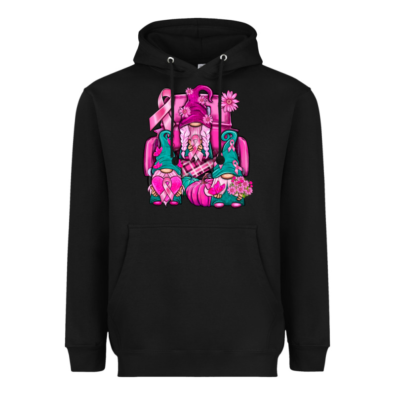 Breast Cancer Gnomies Truck Heavyweight Hoodie by BundleAndBundleShop | Teevron