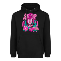 Black Breast Cancer Gnomies Truck Heavyweight Hoodie - BundleAndBundleShop