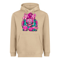 Mushroom Breast Cancer Gnomies Truck Heavyweight Hoodie - BundleAndBundleShop