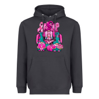 Smoke Breast Cancer Gnomies Truck Heavyweight Hoodie - BundleAndBundleShop