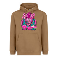 Toasted Coconut Breast Cancer Gnomies Truck Heavyweight Hoodie - BundleAndBundleShop