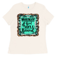 Bone whiskey bent hell bound Ladies Tee - AdoDesignShop