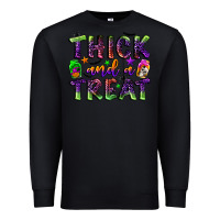 Black thick and a treat Premium Sweatshirt - BundleAndBundleShop