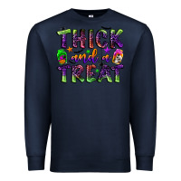 Navy thick and a treat Premium Sweatshirt - BundleAndBundleShop