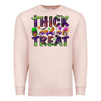 Pale Pink thick and a treat Premium Sweatshirt - BundleAndBundleShop