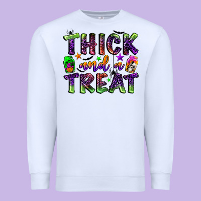 Thick And A Treat Premium Sweatshirt Designed By Bundleandbundleshop