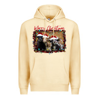 Pina Colada Merry Christmas Cows Premium Hoodie - Bettercallsaul