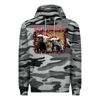 Slate Camo Merry Christmas Cows Premium Hoodie - Bettercallsaul