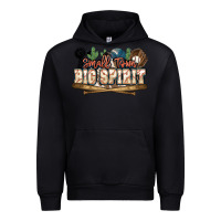 Black Small town big spirit Baseball Urban Hoodie - HowdyJamesFarm
