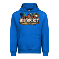Cobalt Small town big spirit Baseball Urban Hoodie - HowdyJamesFarm