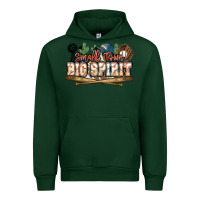 Foreset Green Small town big spirit Baseball Urban Hoodie - HowdyJamesFarm