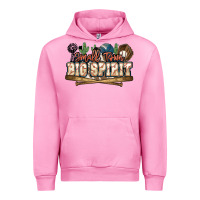 Fuchsia Pink Small town big spirit Baseball Urban Hoodie - HowdyJamesFarm