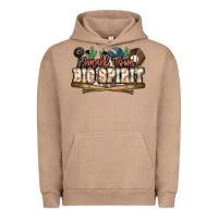 Pigment Burro Small town big spirit Baseball Urban Hoodie - HowdyJamesFarm