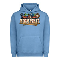 Pigment Pebble Blue Small town big spirit Baseball Urban Hoodie - HowdyJamesFarm
