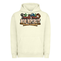 Pigment Pistachio Small town big spirit Baseball Urban Hoodie - HowdyJamesFarm