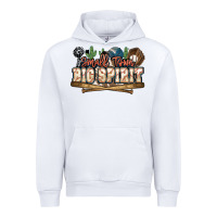 White Small town big spirit Baseball Urban Hoodie - HowdyJamesFarm