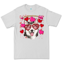 Dove Grey Valentine's day husky Premium Tee - RanaPortraitStore