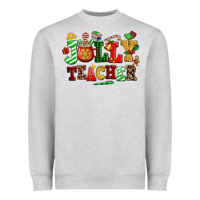 Jolly Teacher Heavyweight Sweatshirt by AdoDesignShop | Teevron