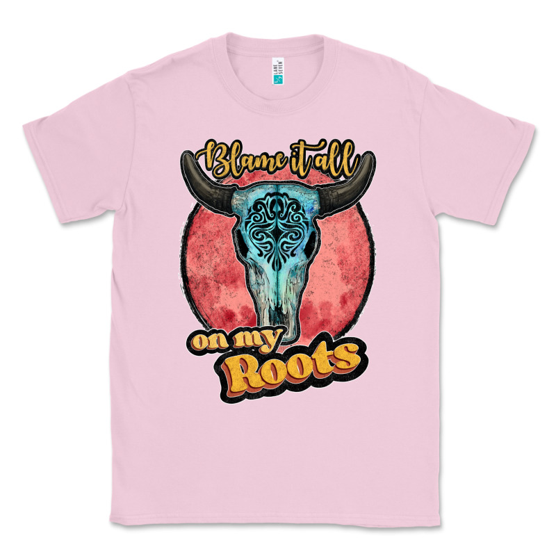 Blame It All On My Roots Black Classic Tee by JahusDesignShop | Teevron