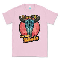 Bubblegum Pink blame it all on my roots black Classic Tee - JahusDesignShop