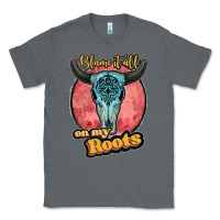 Charcoal Heather blame it all on my roots black Classic Tee - JahusDesignShop