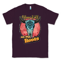 Plum blame it all on my roots black Classic Tee - JahusDesignShop