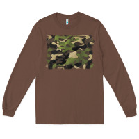 Chestnut camouflage background Long Sleeve Tee - BarkalooDesign