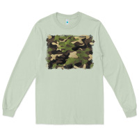 Matcha camouflage background Long Sleeve Tee - BarkalooDesign