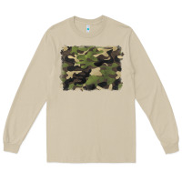 Mushroom camouflage background Long Sleeve Tee - BarkalooDesign