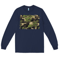 Navy camouflage background Long Sleeve Tee - BarkalooDesign