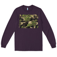 Plum camouflage background Long Sleeve Tee - BarkalooDesign