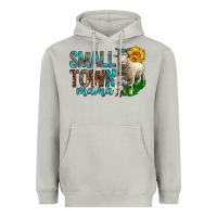 Moon Dust Small Town Mama With Sheeps Heavyweight Hoodie - BundleAndBundleShop