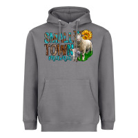 Storm Small Town Mama With Sheeps Heavyweight Hoodie - BundleAndBundleShop