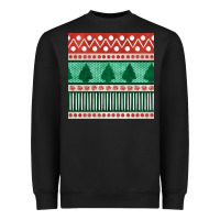 Black christmas trees hand drawn seamless pattern Heavyweight Sweatshirt - BundleAndBundleShop