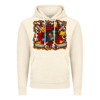 Vintage Artic hockey christmas with lights and stars Vintage Hoodie - FaDigitalArtStudio