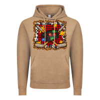 Vintage Coffee hockey christmas with lights and stars Vintage Hoodie - FaDigitalArtStudio