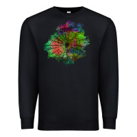 Black halloween spider web for patches Premium Sweatshirt - BundleAndBundleShop