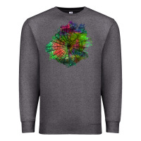 Charcoal Heather halloween spider web for patches Premium Sweatshirt - BundleAndBundleShop