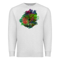 Oatmeal Heather halloween spider web for patches Premium Sweatshirt - BundleAndBundleShop