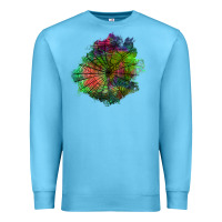 Ocean Blue halloween spider web for patches Premium Sweatshirt - BundleAndBundleShop