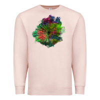 Pale Pink halloween spider web for patches Premium Sweatshirt - BundleAndBundleShop