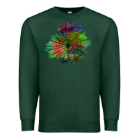 Sports Green halloween spider web for patches Premium Sweatshirt - BundleAndBundleShop