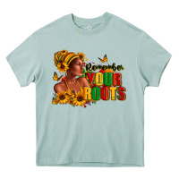 Remember Your Roots Afro American Heavy Core Tee | Teevron