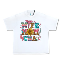 White wife mom cna Urban Heavy Tee - AdoDesignShop